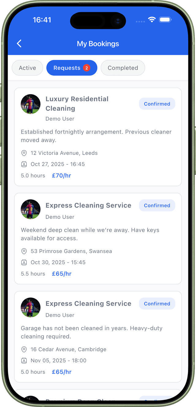 Pebble Cleaning App Showcase